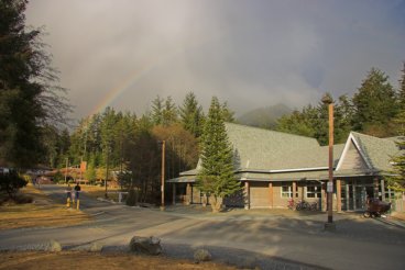 Rainbow on Sheldon Jackson College Campus