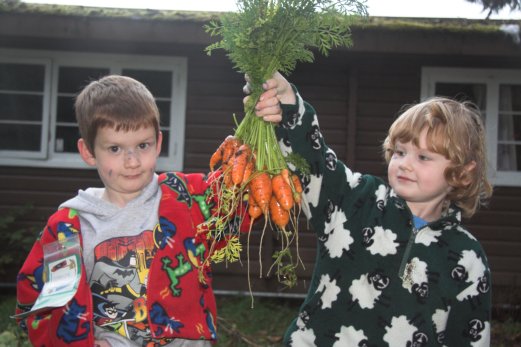 Kids with Carrots