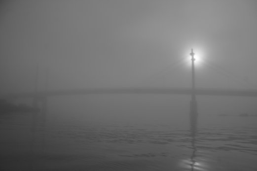 O'Connell Bridge in the Fog