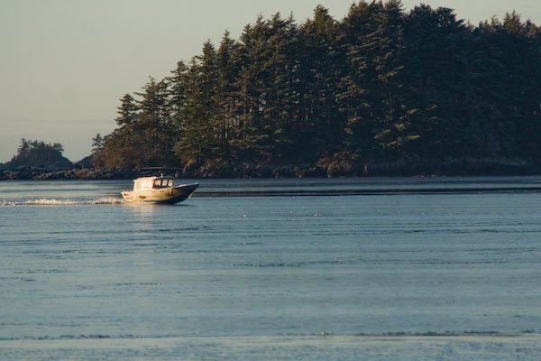 Icy Skiff Ride