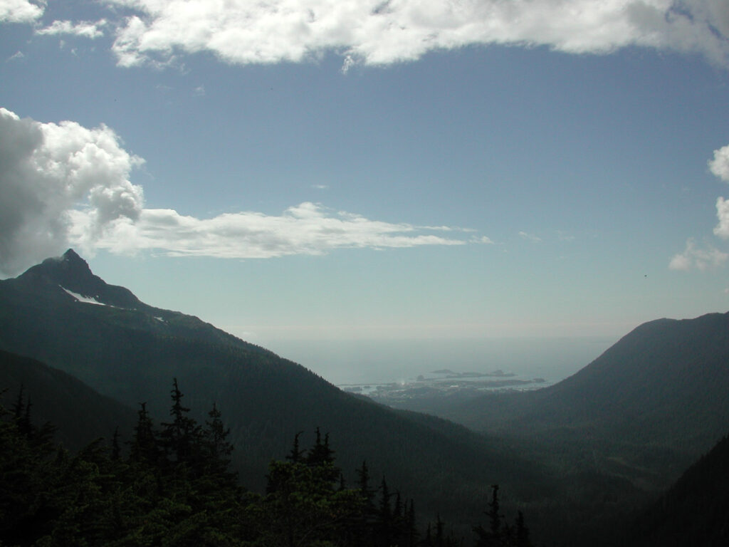 Looking Back Towards Town