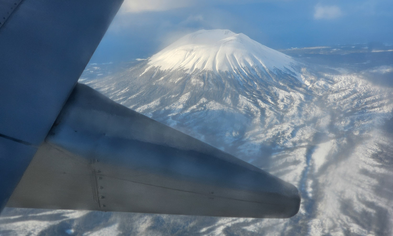 Mt. Edgecumbe from above