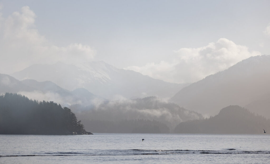 Hazy View from Totem Park Beach