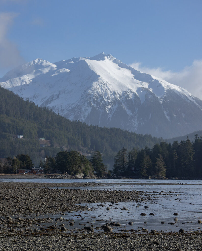 Bear Mountain from Tide Flats at Totem Park