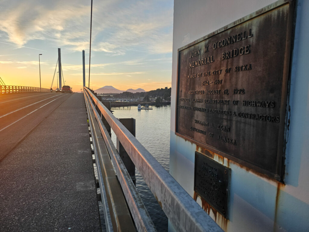 Sunset on O'Connell Bridge