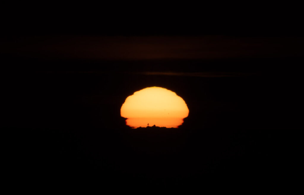 Vitskari Island Silhouette