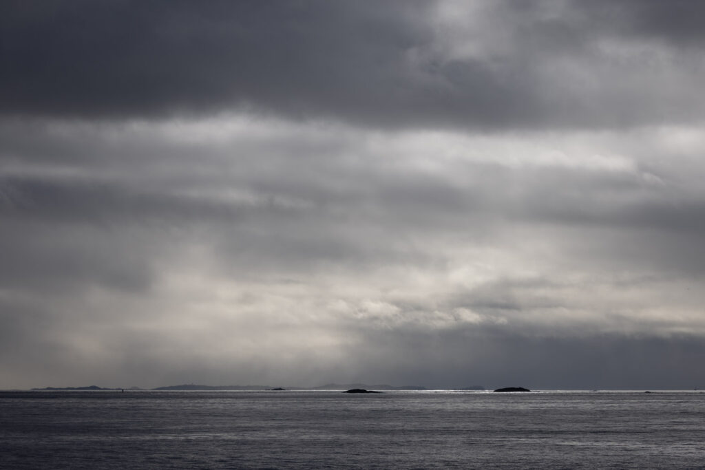 Gray Scale Day over Sitka Sound