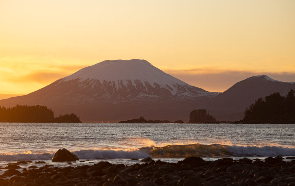 Mt. Edgecumbe at Sunset