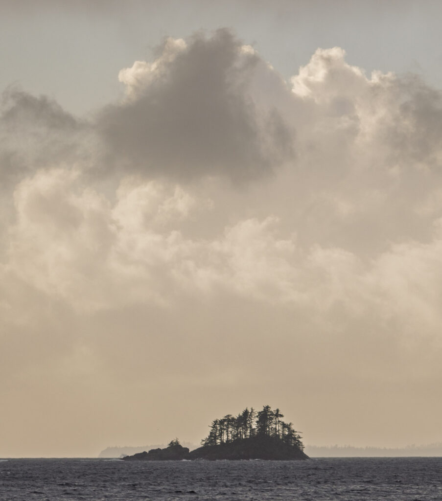 Island and Clouds