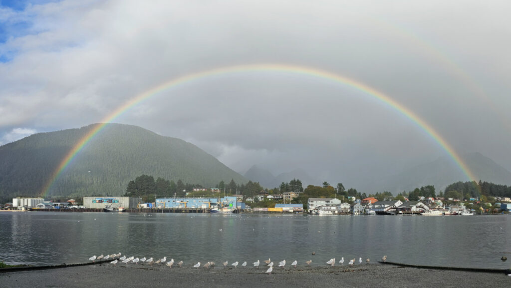 Rainbow over the Channel