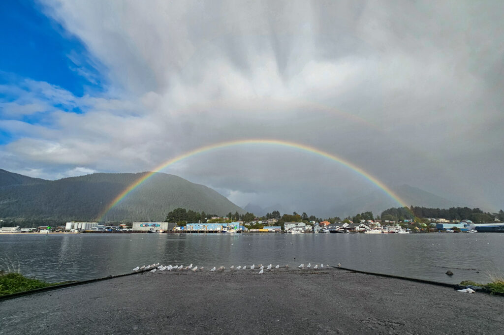 Rainbow over the Channel