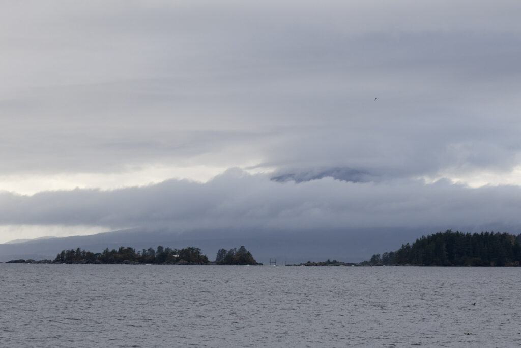 Clouds aroun Mt. Edgecumbe