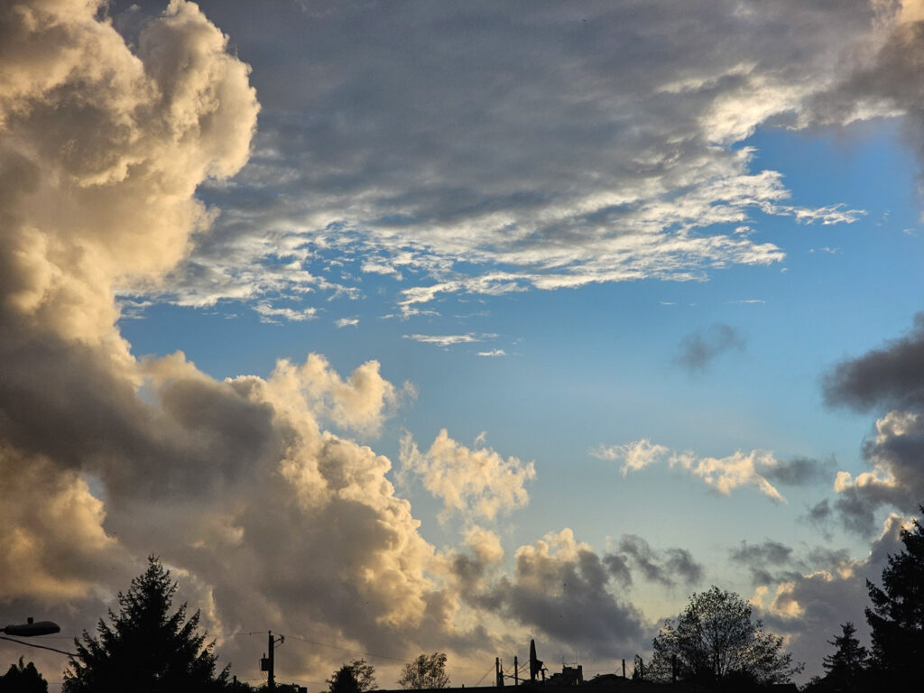 Evening Break in the Clouds