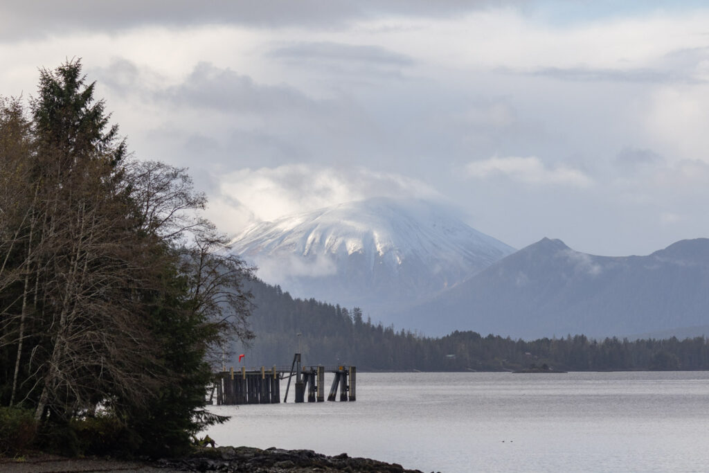 Ferry Dock and Mt. Edgecumbe