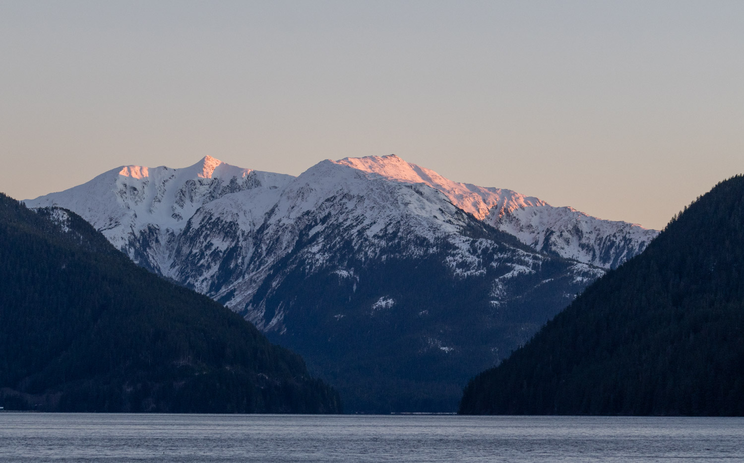 Alpenglow on Lucky Chance