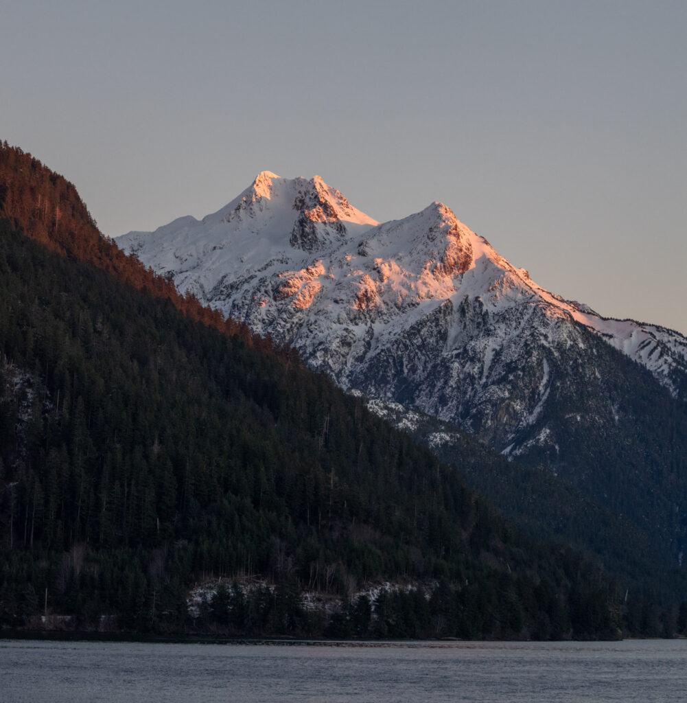 Alpenglow on Cross Mountain