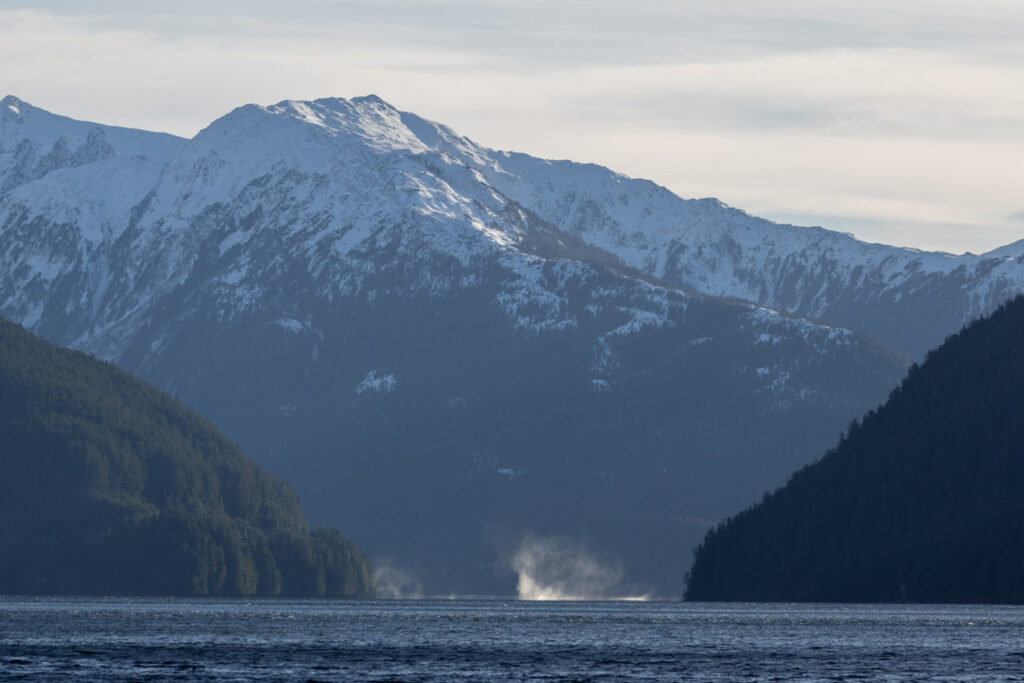 Blowing Spray on Silver Bay