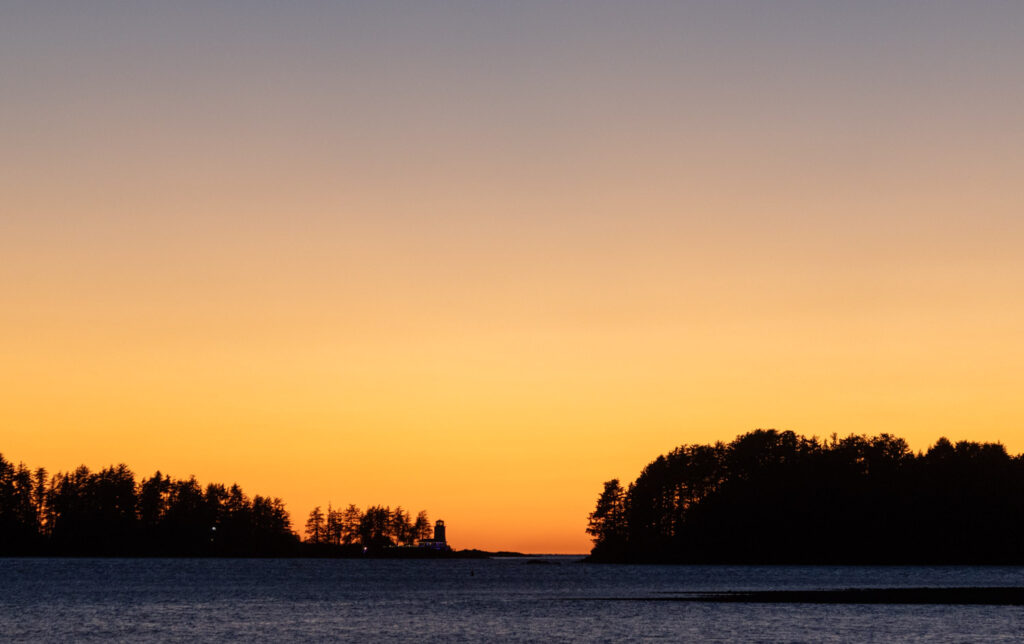 Lighthouse at Sunset