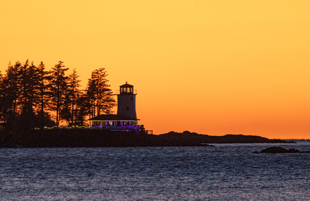 Lighthouse at Sunset