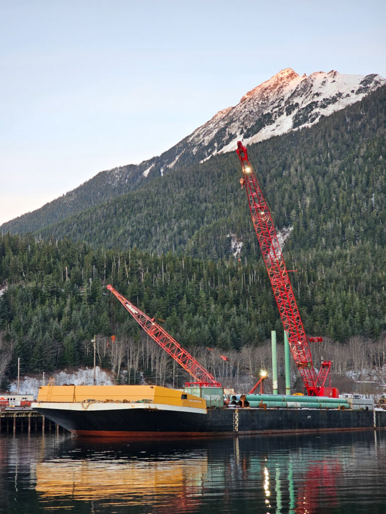 Construction in Sawmill Cove