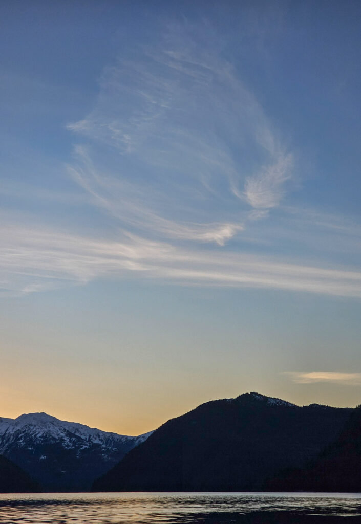 Morning Cloud over Silver Bay