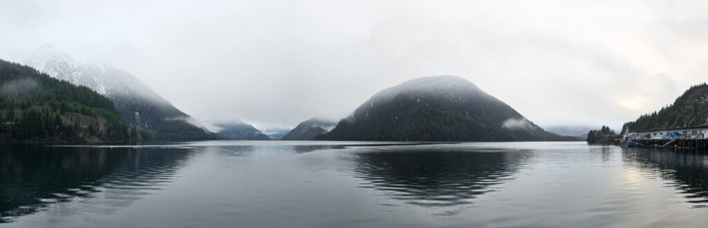 Panoramic view of Silver Bay