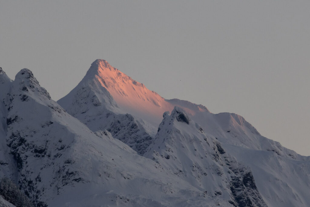 First Light on Peak 4900