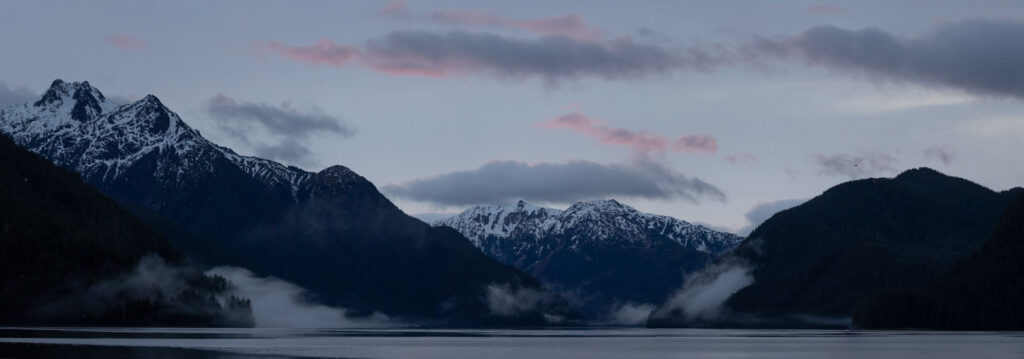 Pink-edged Clouds over Silver Bay