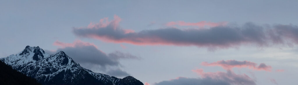 Pink-edged Clouds over Silver Bay