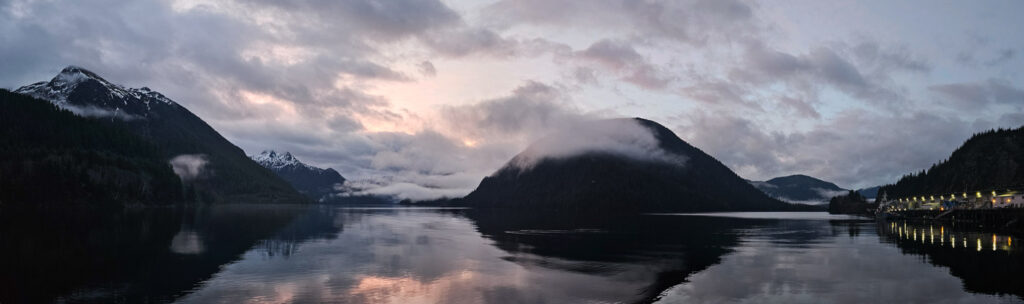 Panoramic view of Silver Bay