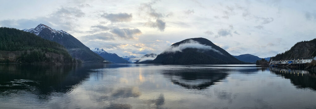 Panoramic view of Silver Bay