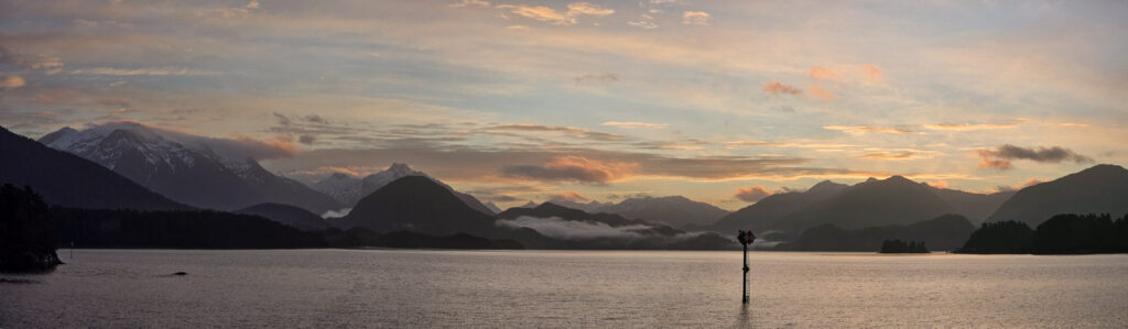 Crescent Bay Sunrise Panorama