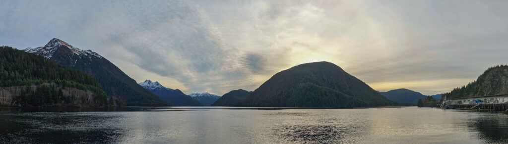 Panoramic view of Silver Bay