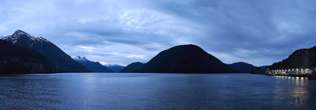 Pre-Sunrise Panoramic View at Silver Bay