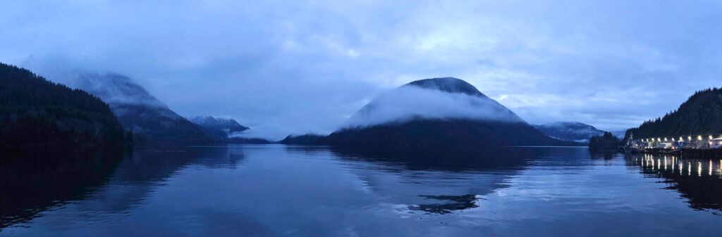 Panoramic view of Silver Bay