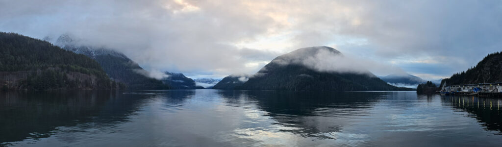 Panoramic view of Silver Bay