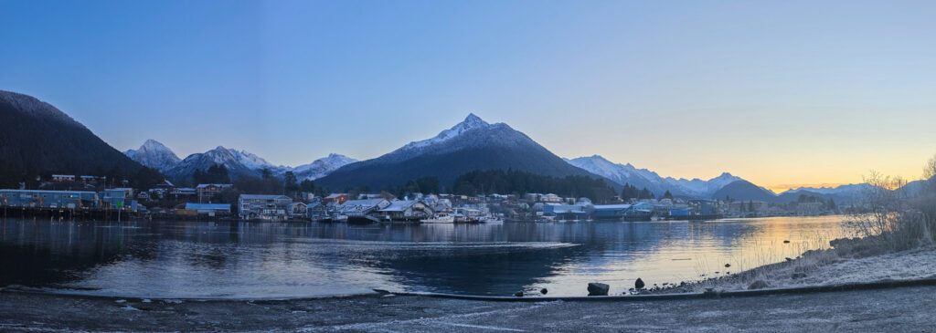 Channel at Sunrise