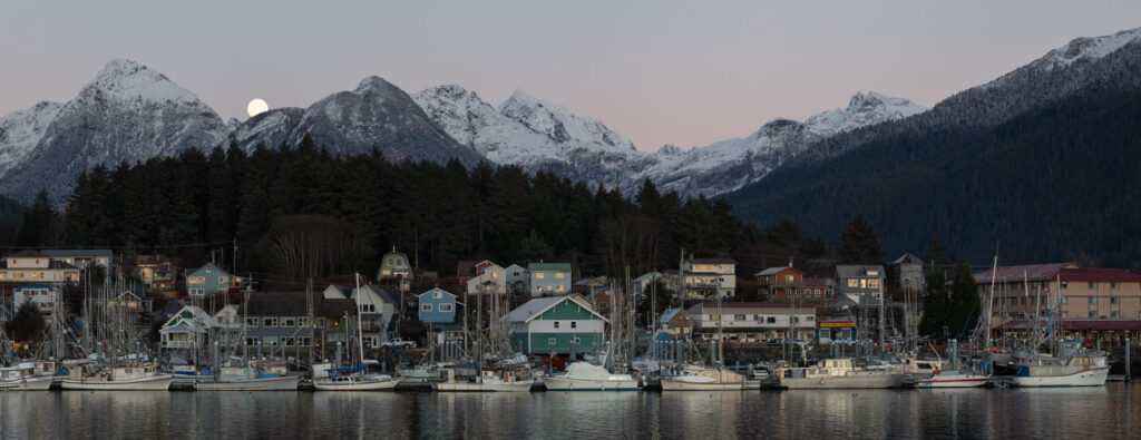 ANB Harbor and Moon Rise