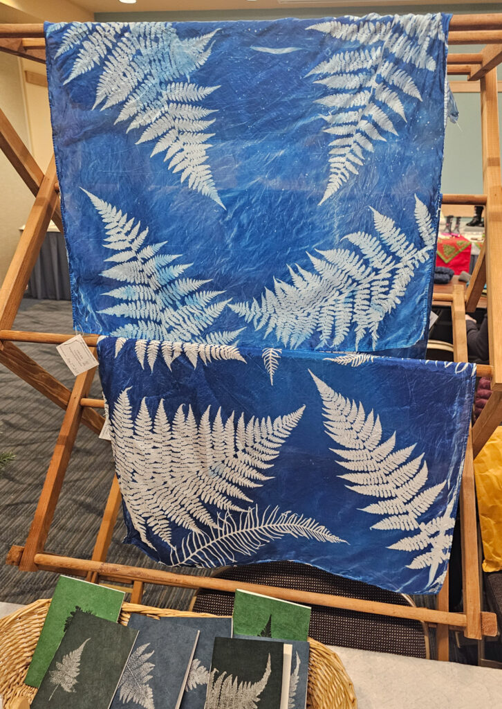 Cyanotype Front Scarf