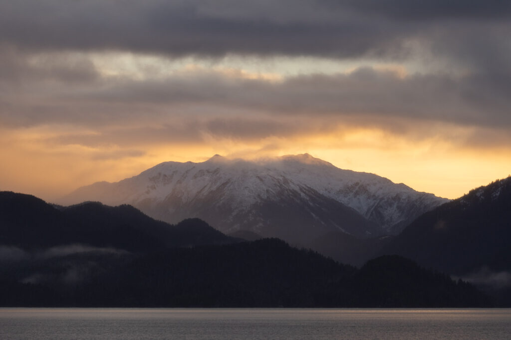 Morning light over Lucky Chance