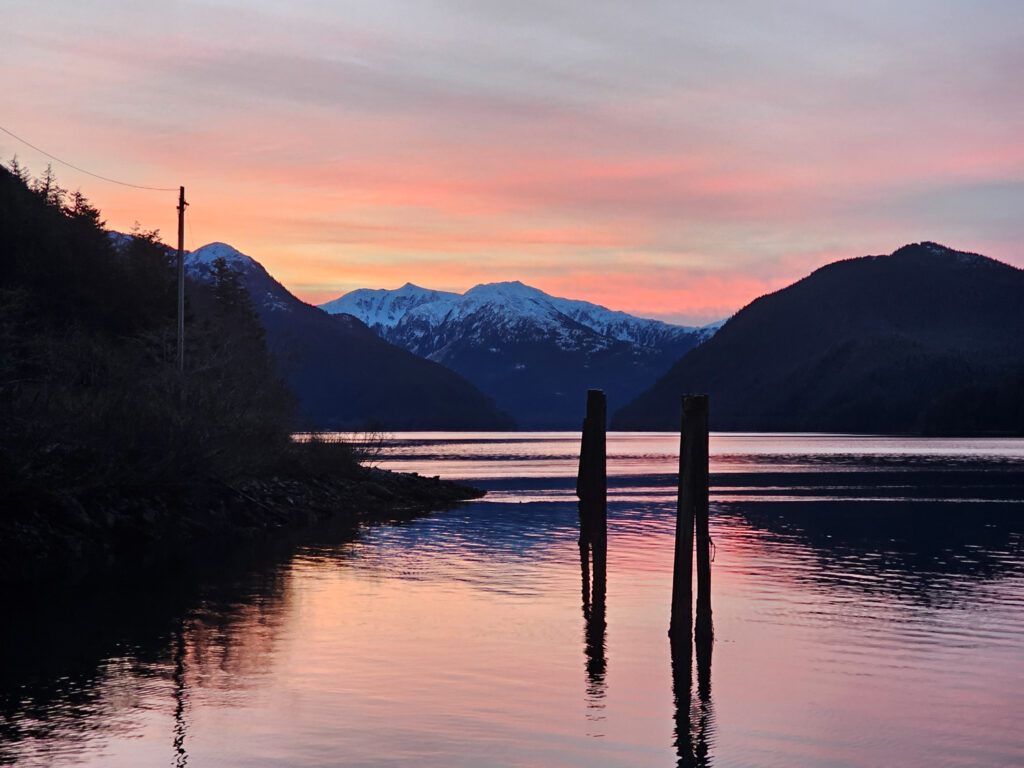 Pink Skies over Sawmill Cove