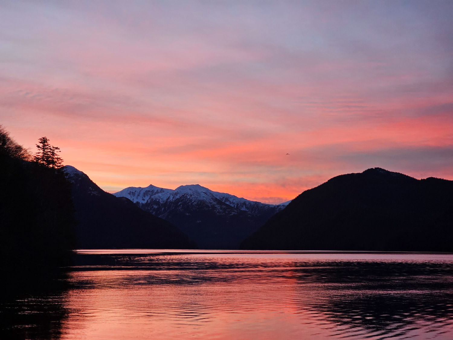 Pink Skies over Silver Bay