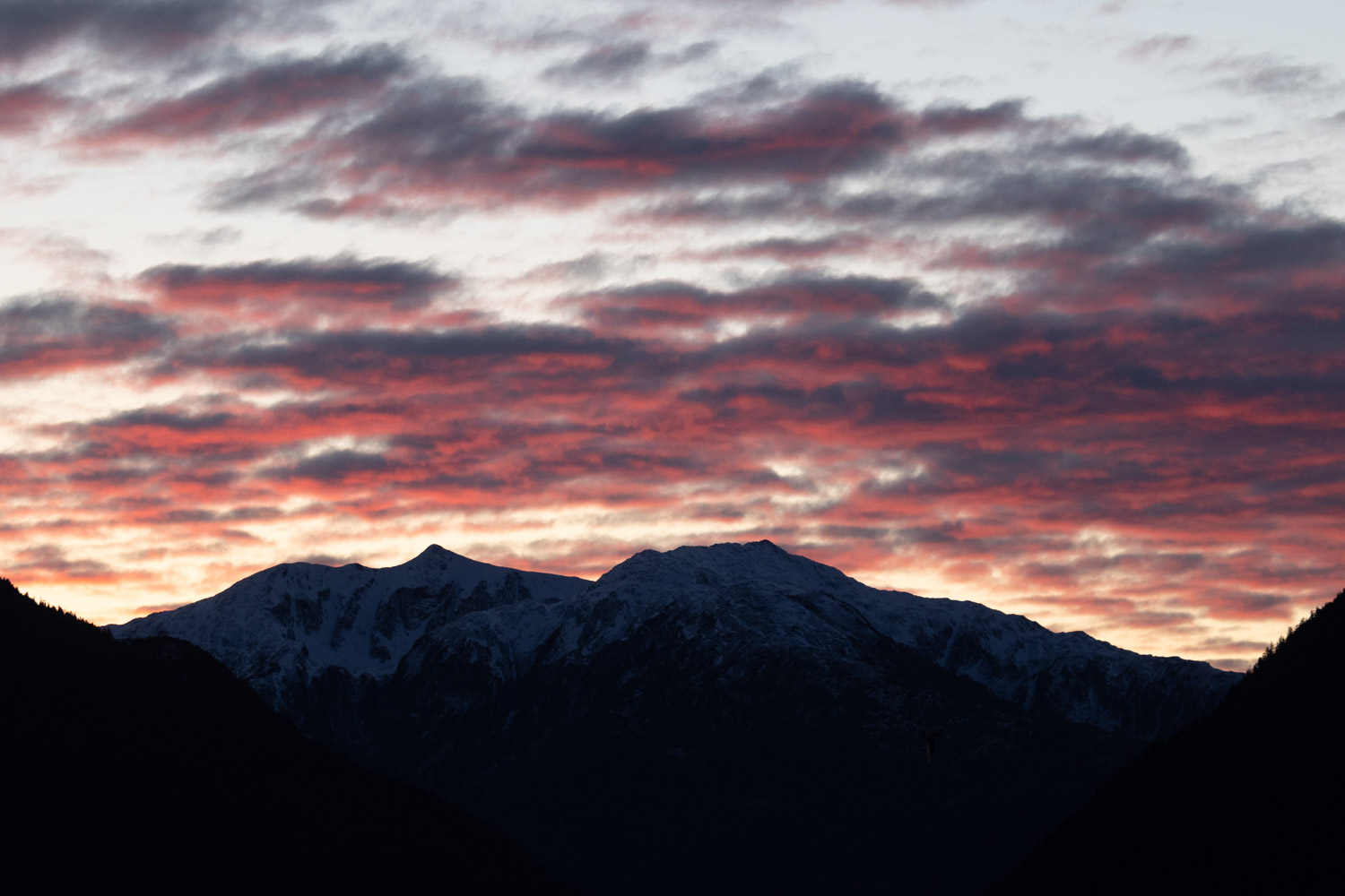 Sunrise over Lucky Chance