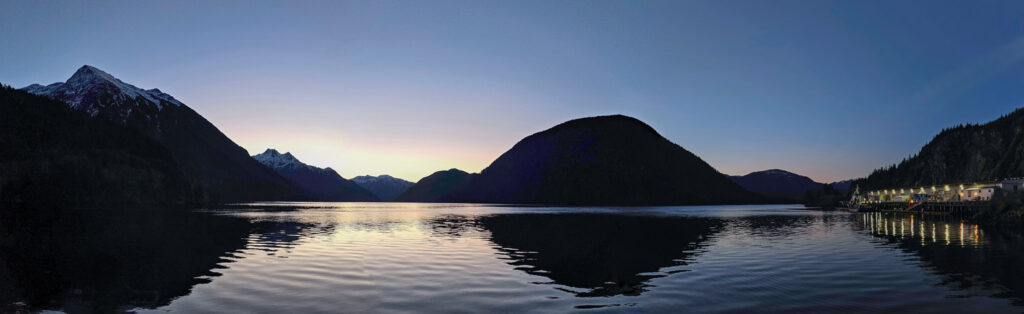 Panoramic view of Silver Bay