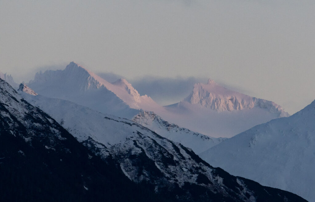 Alpenglow on the High Summits