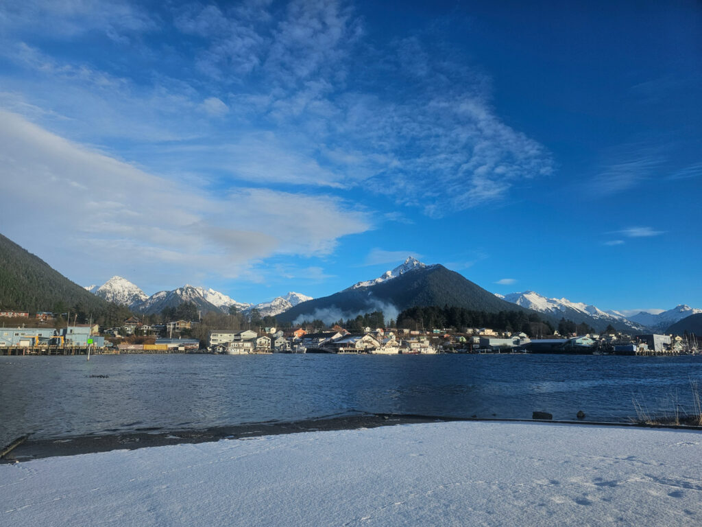 Mostly Clear Winter Day at the Channel