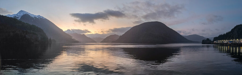 Sunrise Panoramic View of Silver Bay