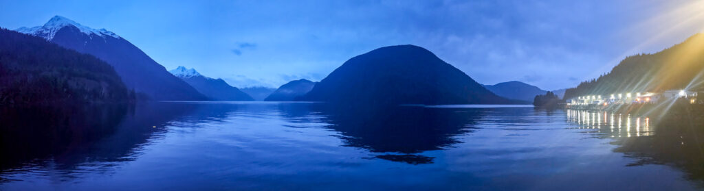 Pre-dawn Panoramic View of Silver Bay