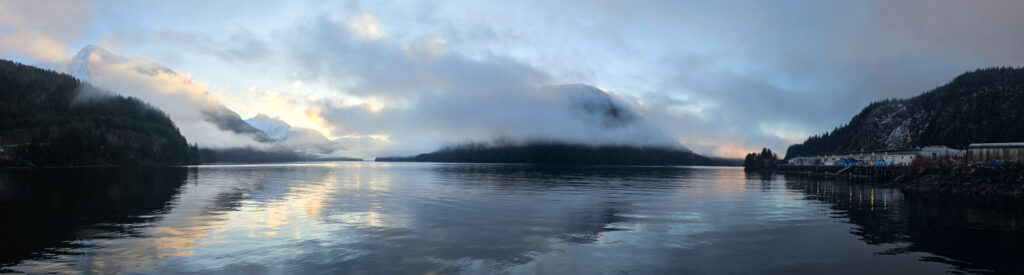 Panoramic view of Silver Bay