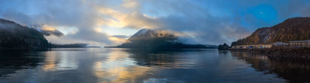 Panoramic view of Silver Bay